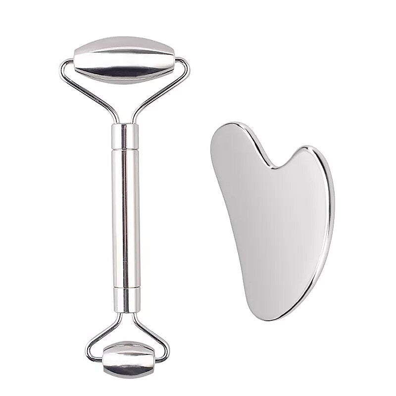 duo gua sha et rouleau acier pénétrant