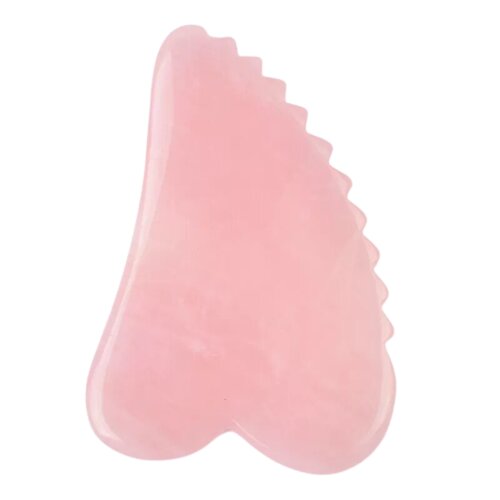    gua sha quartz rose anti double menton
