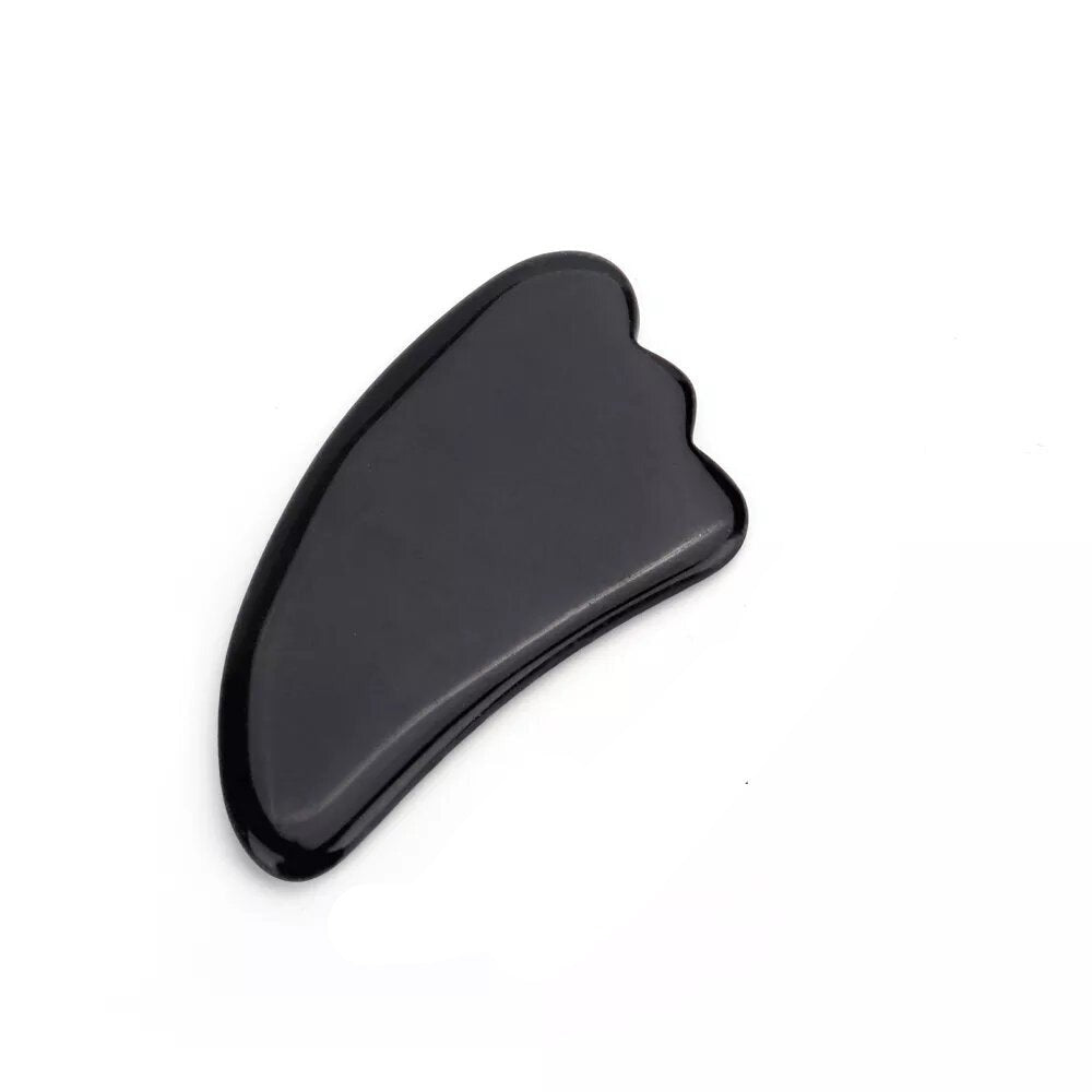 gua sha obsidienne purifiant cou et mahoire